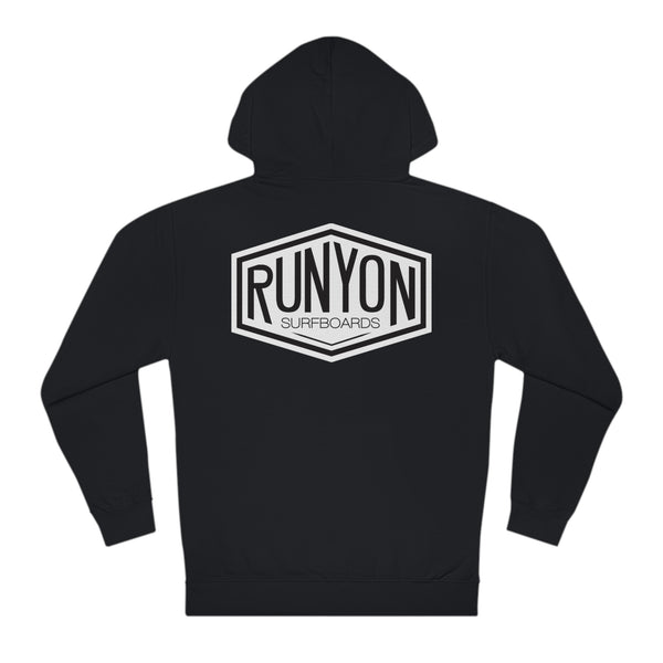 black Runyon surfboards hoodie