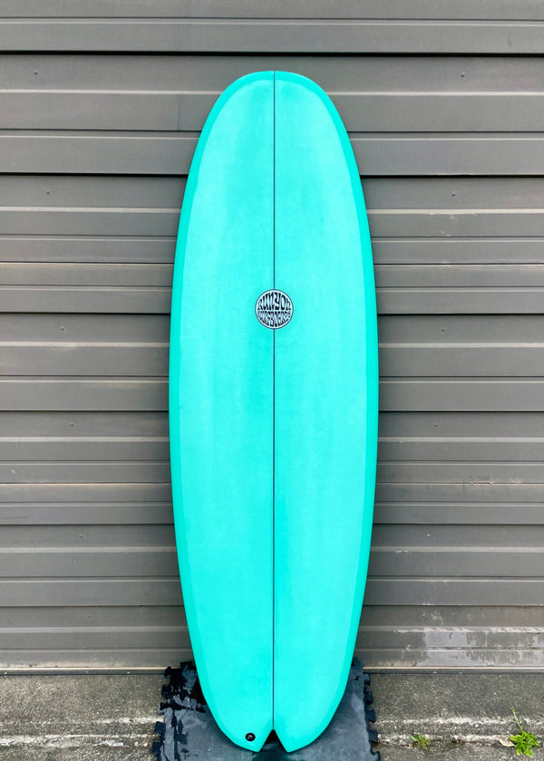 blue surfboard shortboard