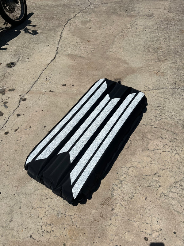 Black and White surf body mat
