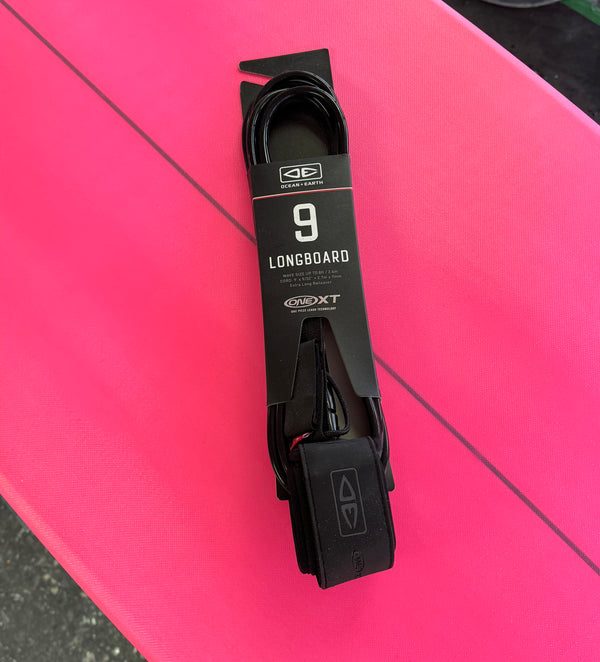 black surfboard leash