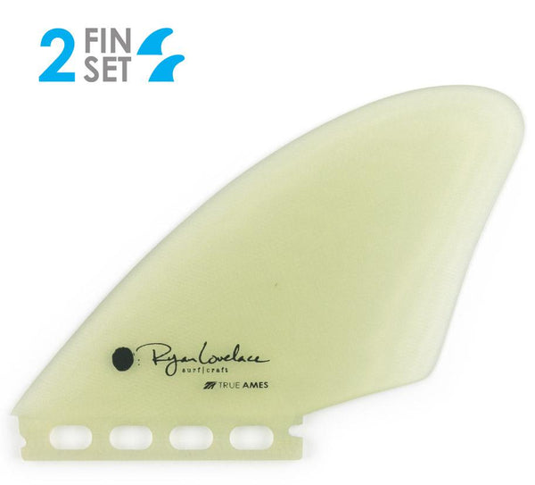 clear twin surfboard fins
