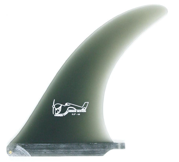 longboard single fin grey