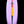 Light Purple Mini Hammer Surfboard with elongated greed, yellow, and red diamond stratching from tail to nose. Runyon logo in the center. 