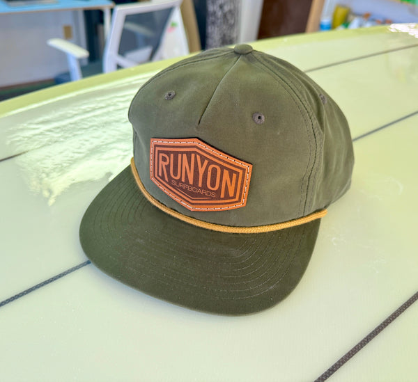 Runyon Surf Leather Patch Hat 256