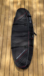Ocean and Earth DOUBLE COFFIN SHORT/FISH COVER 7' BLK/RED (surfboard bag)