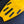 yellow mid length swallow tail surfboard